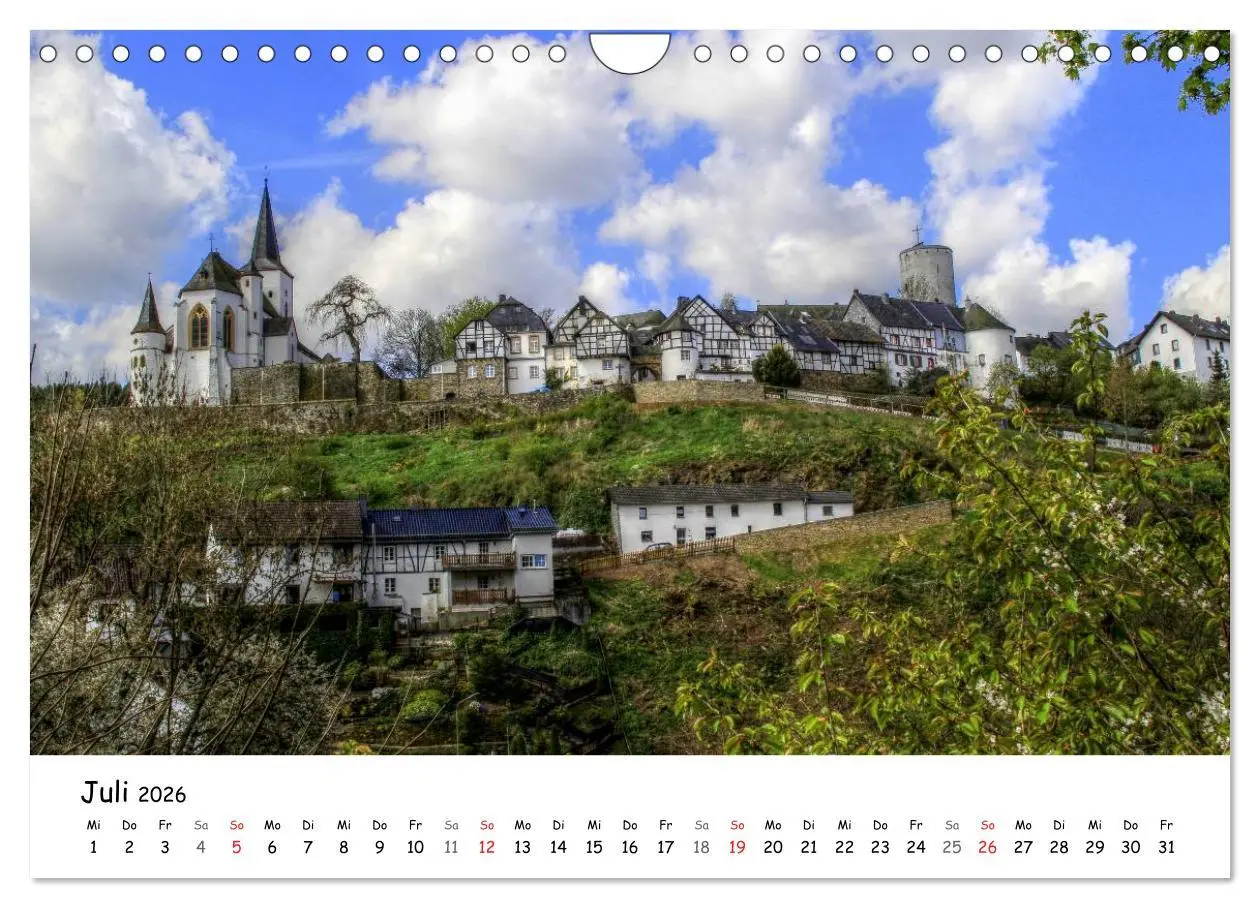 Bild: 9783516071023 | Die schönsten Orte der Eifel - Reifferscheid (Wandkalender 2026 DIN...