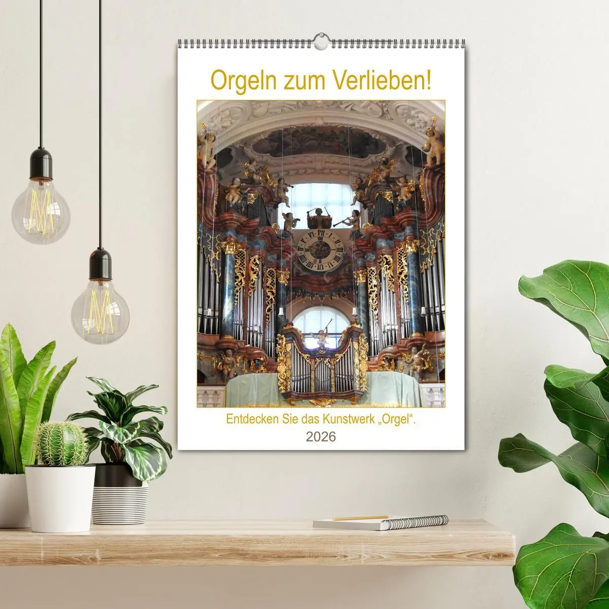 Bild: 9783516381023 | Orgeln zum Verlieben! (Wandkalender 2026 DIN A2 hoch), CALVENDO...