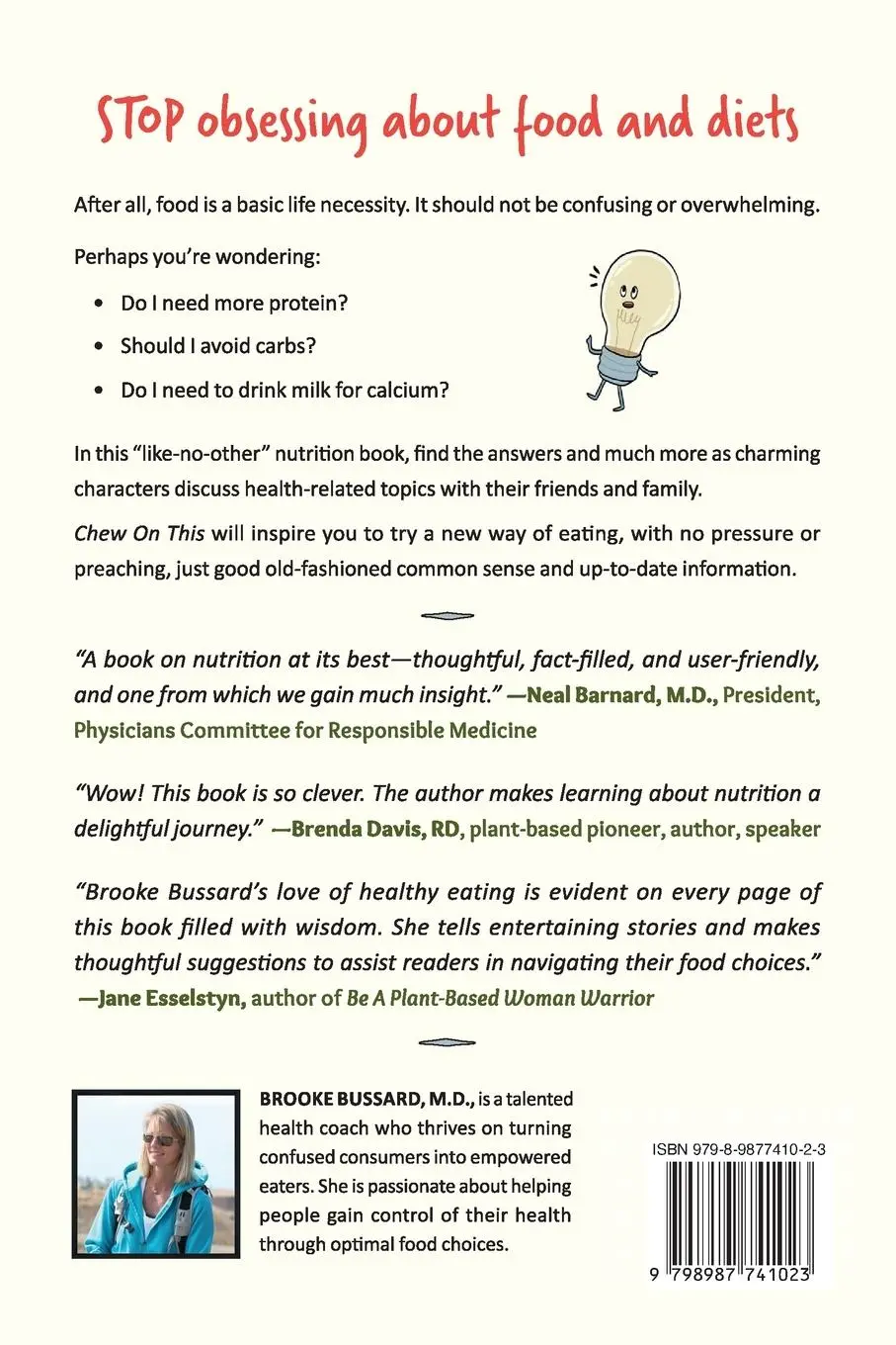 Rückseite: 9798987741023 | Chew On This | Bite-Sized Stories about Nutrition | Brooke Bussard