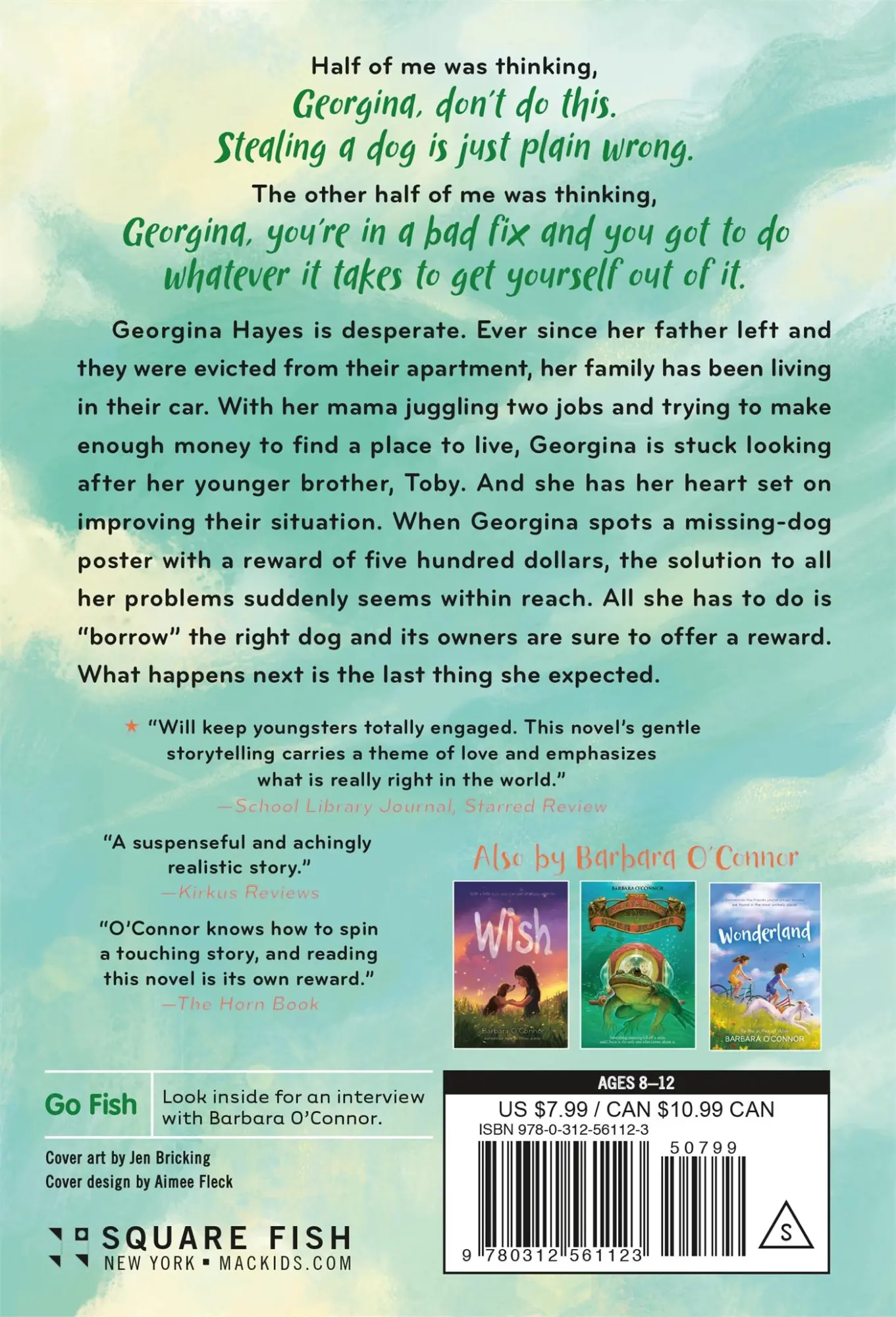 Rückseite: 9780312561123 | How to Steal a Dog | Barbara O'Connor | Taschenbuch | Englisch | 2009