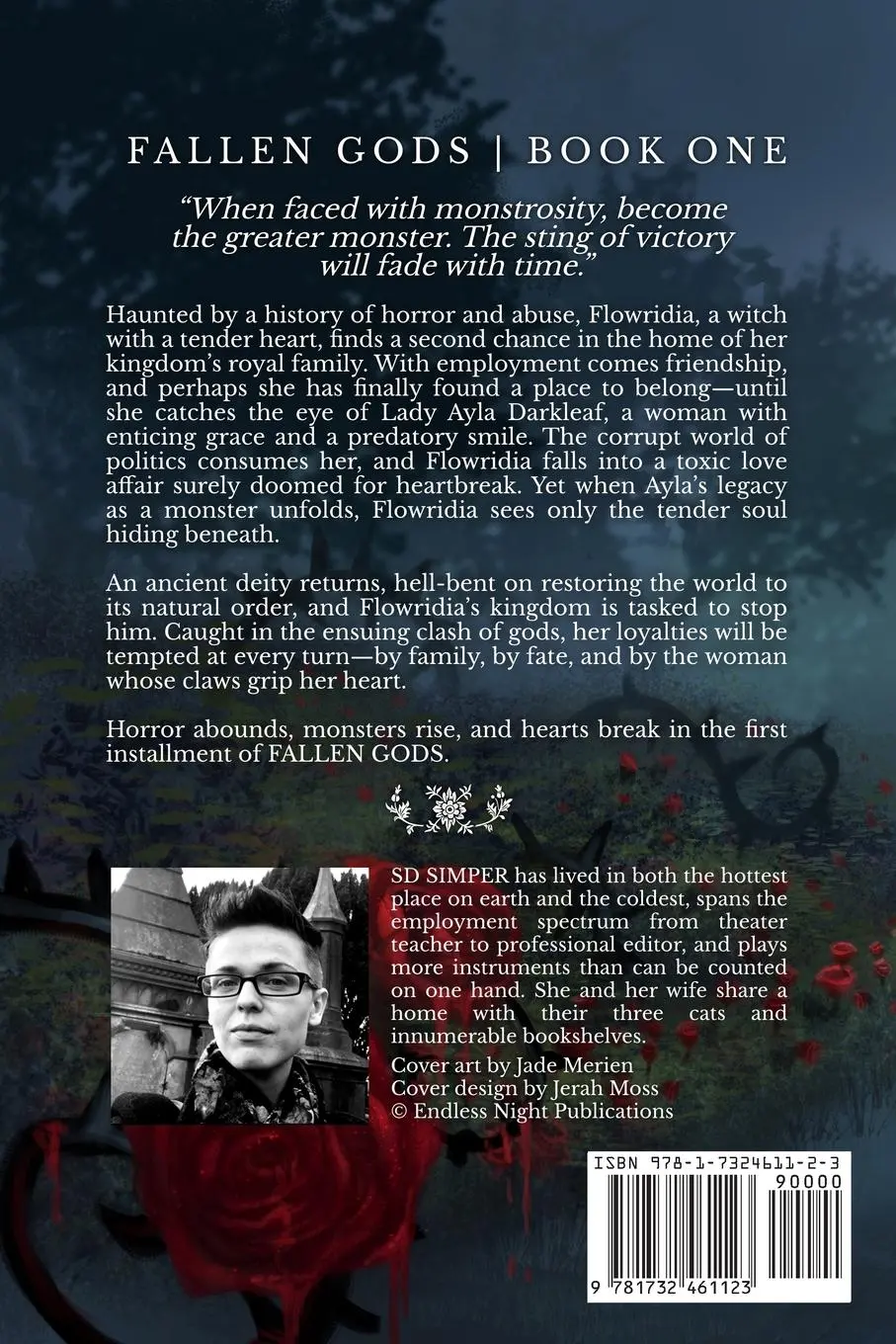 Rückseite: 9781732461123 | The Sting of Victory | A Dark Lesbian Fantasy Romance | S D Simper