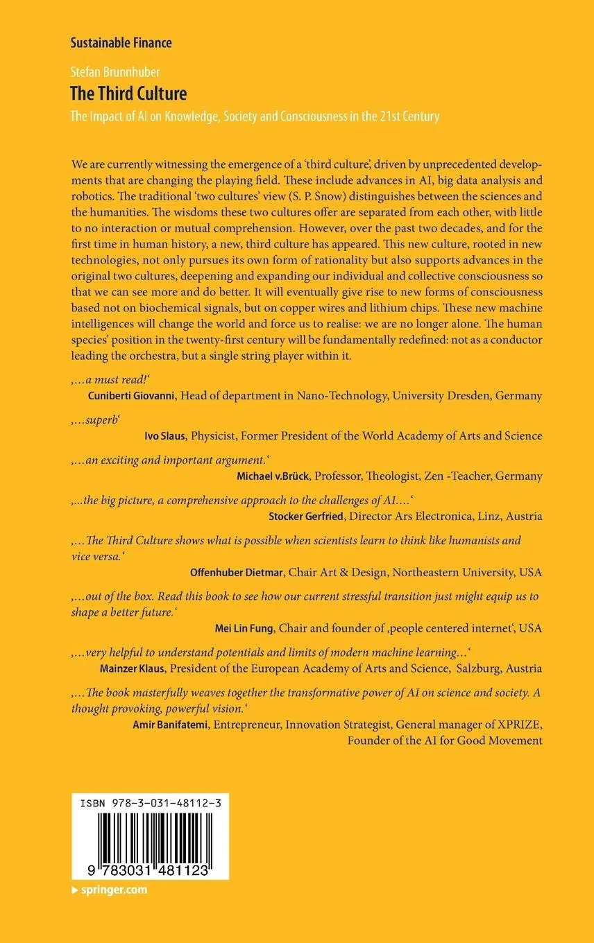 Rückseite: 9783031481123 | The Third Culture | Stefan Brunnhuber | Buch | xvii | Englisch | 2024