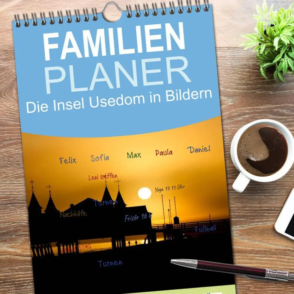 Bild: 9783457111123 | Familienplaner 2025 - Die Insel Usedom in Bildern mit 5 Spalten...
