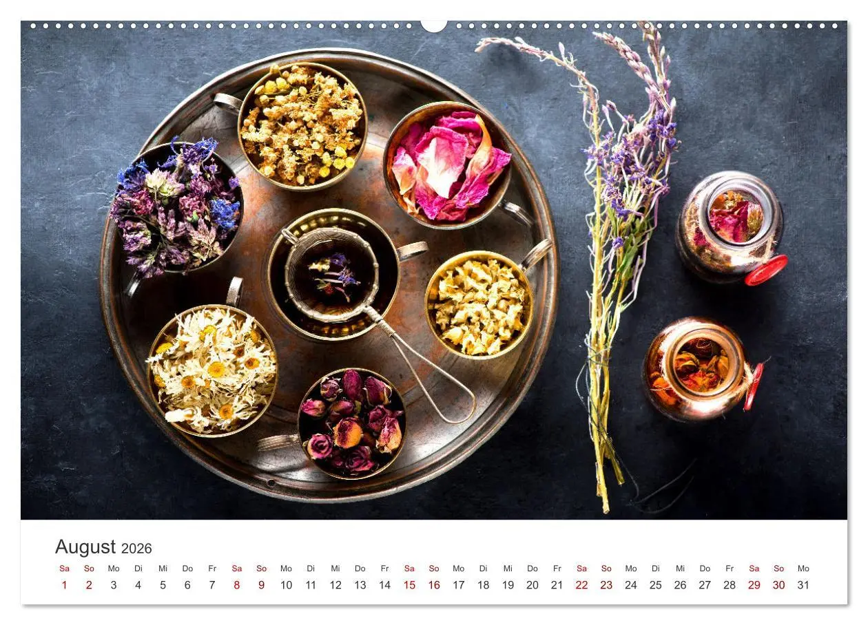Bild: 9783457421123 | It's Tea Time (hochwertiger Premium Wandkalender 2026 DIN A2 quer),...