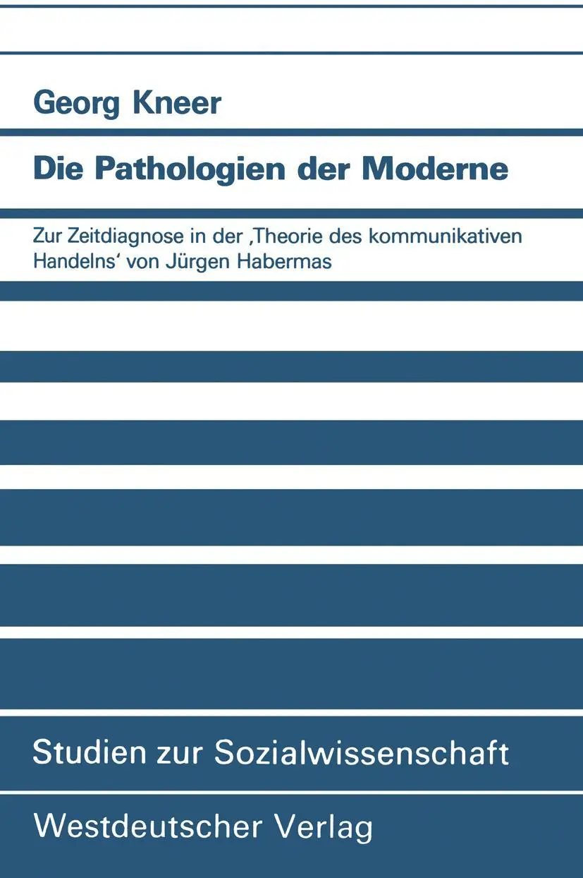 Cover: 9783531121123 | Die Pathologien der Moderne | Georg Kneer | Taschenbuch | 212 S.