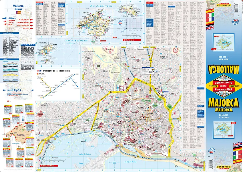 Bild: 9783865921123 | Mallorca/Majorca | (Land-)Karte | gefalzt | 2 S. | Englisch | 2018