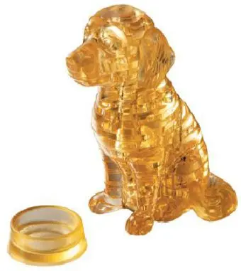 Bild: 4018928591223 | Crystal Puzzle - Golden Retriever - 41 Teile | Spiel | 59122 | Deutsch