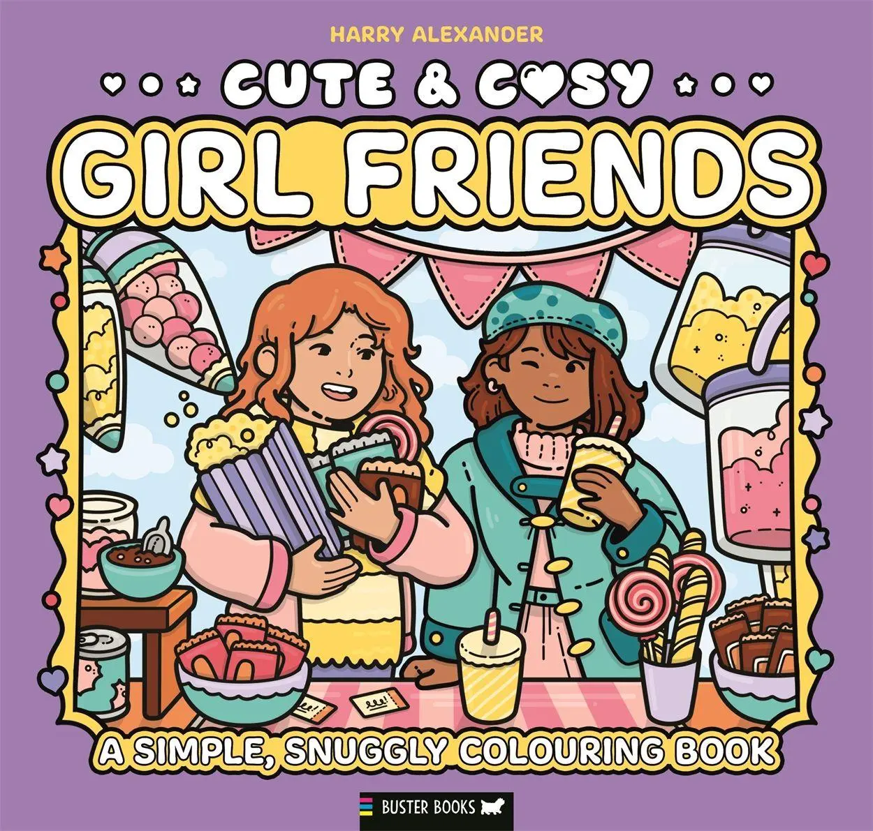 Cover: 9781837251223 | Cute &amp; Cosy: Girl Friends | A Simple, Snuggly Colouring Book | Buch