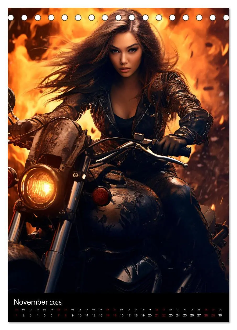 Bild: 9783516291223 | Riding Beauties (Tischkalender 2026 DIN A5 hoch), CALVENDO...