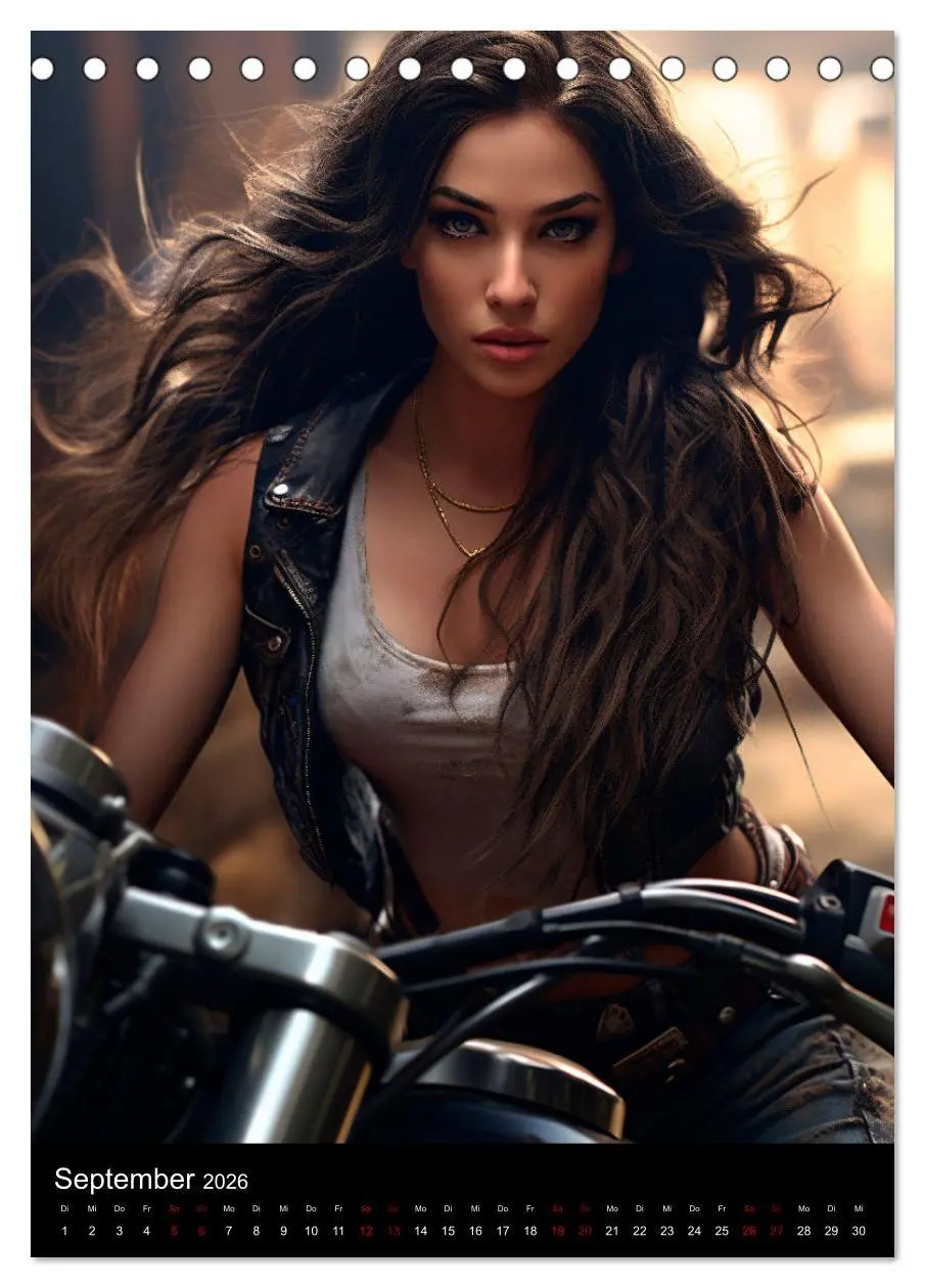 Bild: 9783516291223 | Riding Beauties (Tischkalender 2026 DIN A5 hoch), CALVENDO...