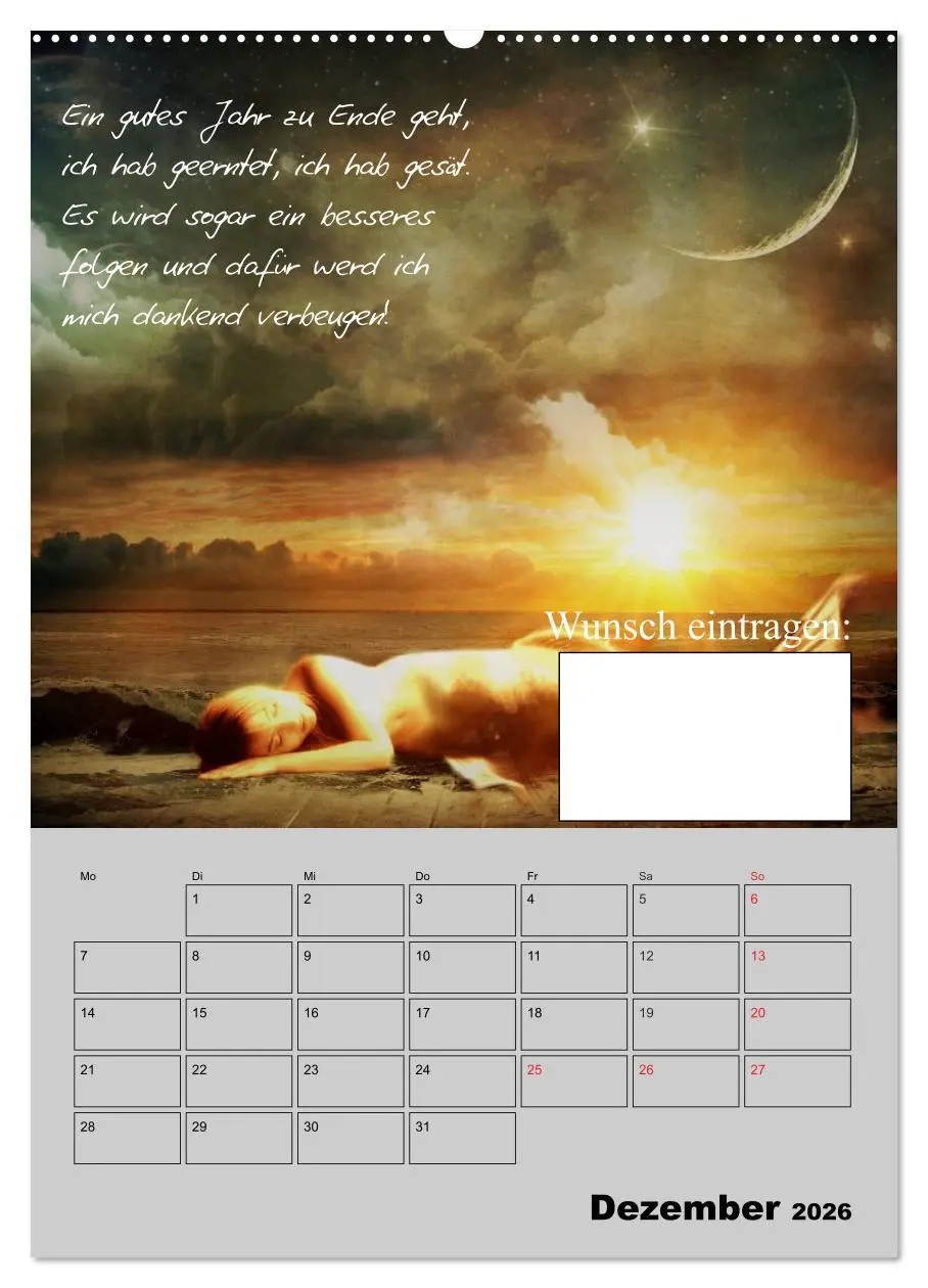 Bild: 9783516431223 | Wunsch- und Zauberkalender (hochwertiger Premium Wandkalender 2026...