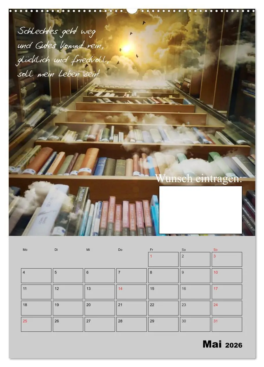 Bild: 9783516431223 | Wunsch- und Zauberkalender (hochwertiger Premium Wandkalender 2026...