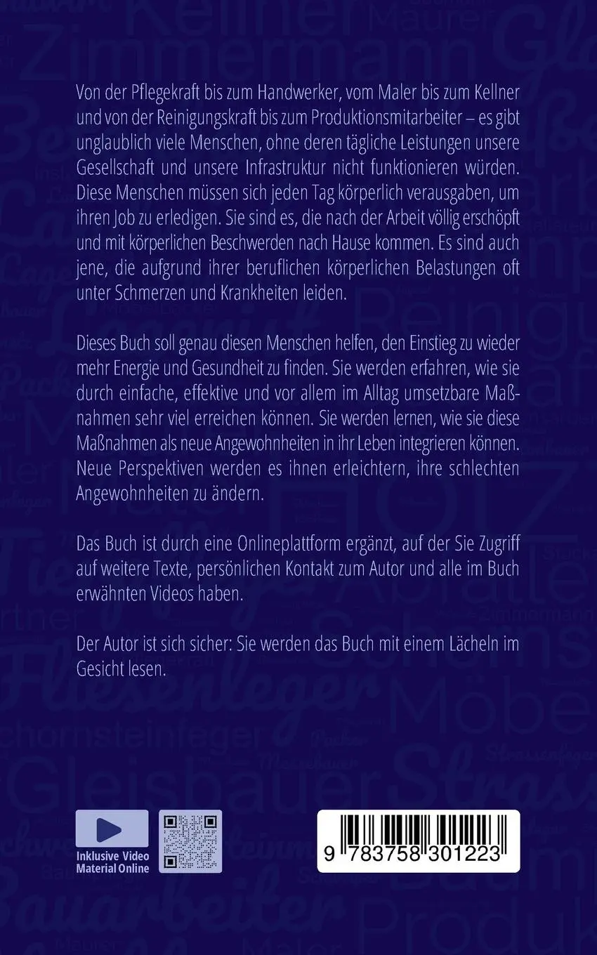 Rückseite: 9783758301223 | Für Menschen mit körperlich anstrengender Arbeit | Müller-Schober