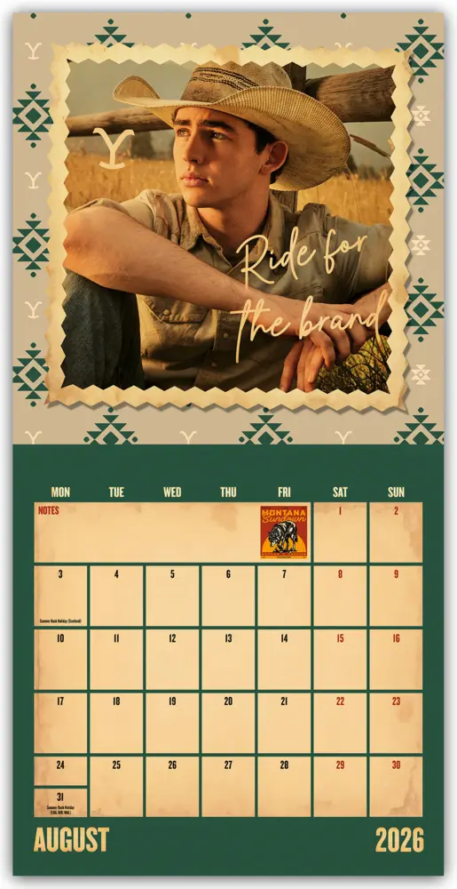 Bild: 9783803531223 | Yellowstone - Kalender 2026 | Kalender | 14 S. | Deutsch | 2026