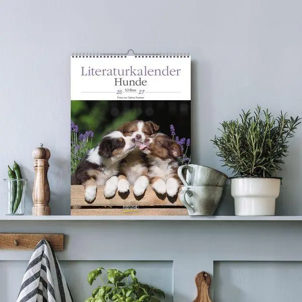 Bild: 9783819301223 | Literaturkalender Hunde 2027 | Korsch Verlag | Kalender | 54 S. | 2027