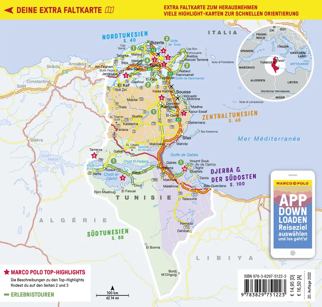 Bild: 9783829751223 | MARCO POLO Reiseführer Tunesien | Simon Kremer (u. a.) | Taschenbuch
