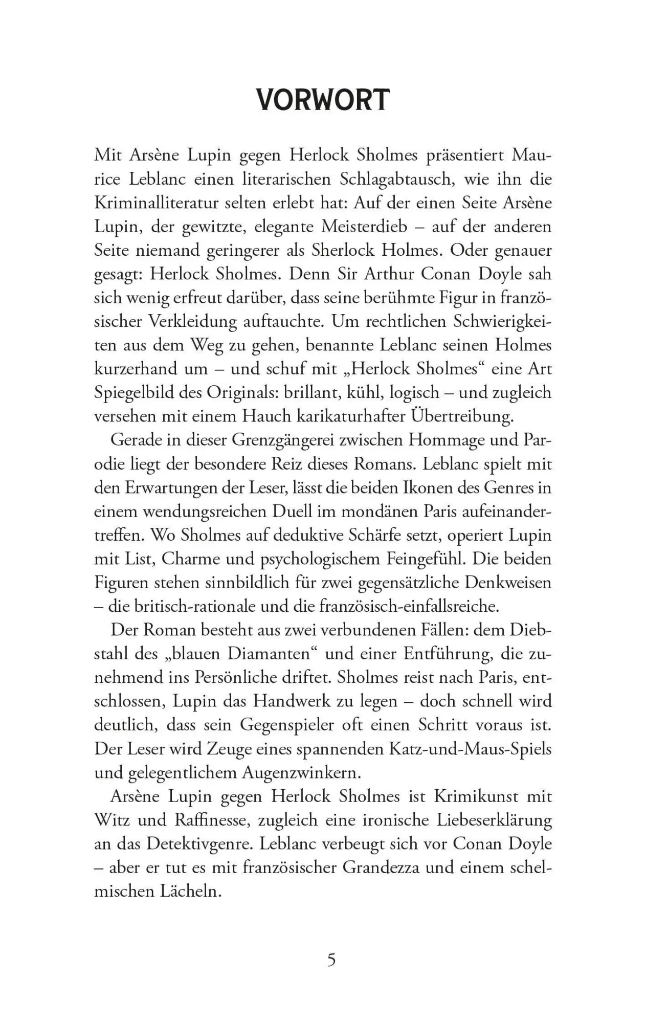 Bild: 9783965451223 | Arsène Lupin gegen Herlock Sholmes. Detektivroman. Maurice Leblanc