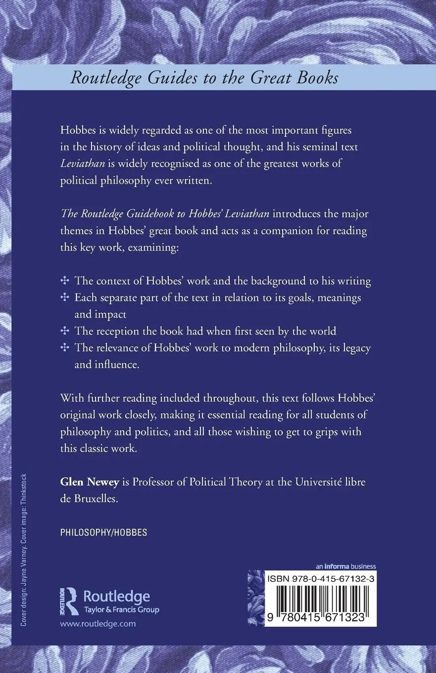 Rückseite: 9780415671323 | The Routledge Guidebook to Hobbes' Leviathan | Glen Newey | Buch