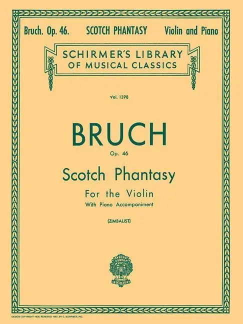 Cover: 9780793551323 | Scotch Phantasy, Op. 46 | Efrem Zimbalist | Taschenbuch | Buch | 1986