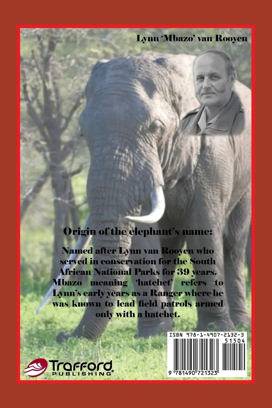 Rückseite: 9781490721323 | Mbazo | Footprints Through the Kruger National Park | Lynn van Rooyen