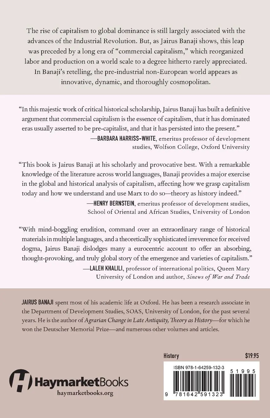 Rückseite: 9781642591323 | A Brief History of Commercial Capitalism | Jairus Banaji | Taschenbuch