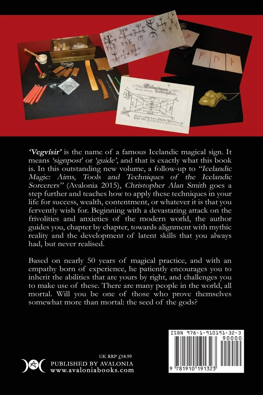 Rückseite: 9781910191323 | Vegvisir | A Practical Guide to Runic and Icelandic Magic | Smith