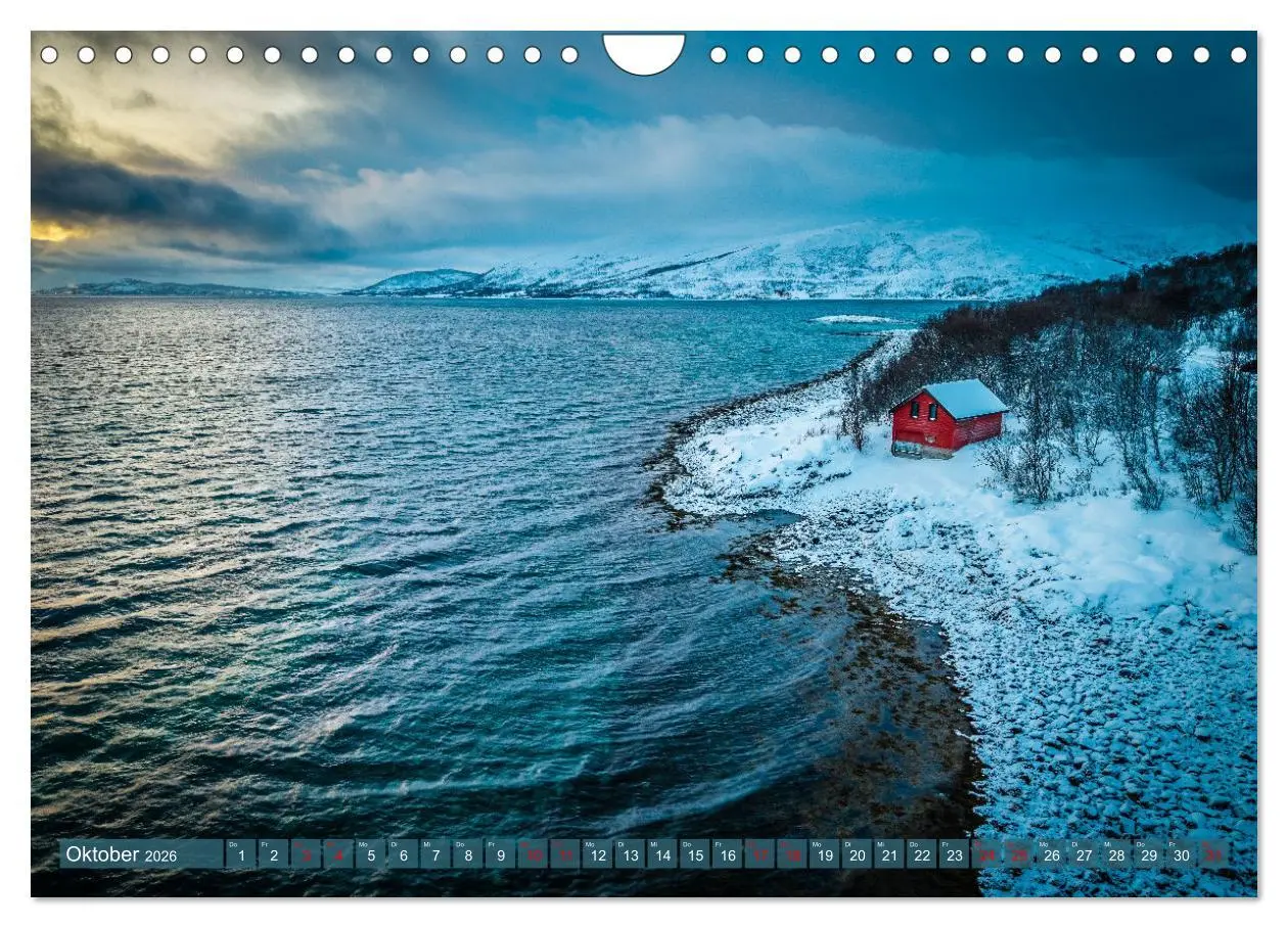 Bild: 9783457261323 | Tromsø in der Polarnacht (Wandkalender 2026 DIN A4 quer), CALVENDO...