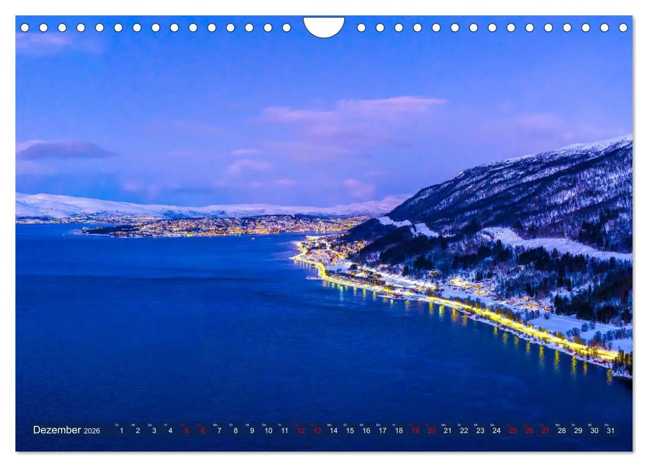 Bild: 9783457261323 | Tromsø in der Polarnacht (Wandkalender 2026 DIN A4 quer), CALVENDO...