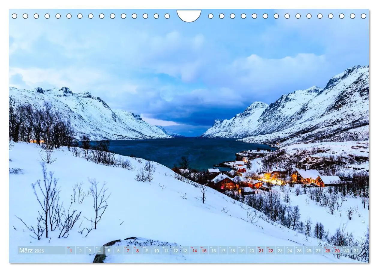 Bild: 9783457261323 | Tromsø in der Polarnacht (Wandkalender 2026 DIN A4 quer), CALVENDO...
