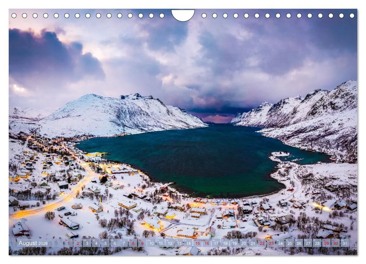 Bild: 9783457261323 | Tromsø in der Polarnacht (Wandkalender 2026 DIN A4 quer), CALVENDO...