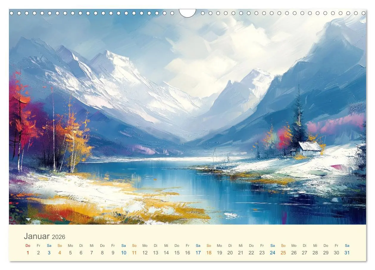 Bild: 9783457401323 | Impressionistische Naturlandschaften (Wandkalender 2026 DIN A3...