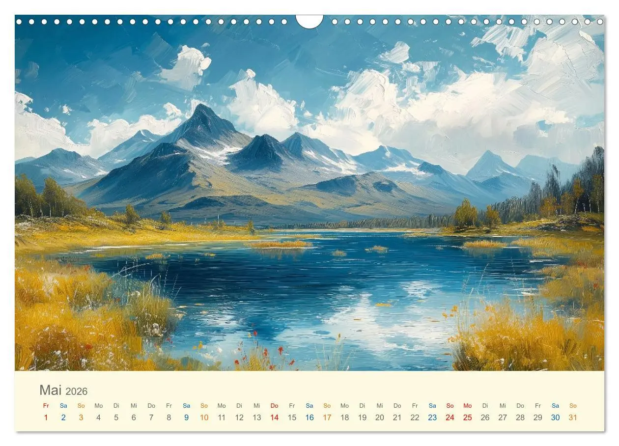 Bild: 9783457401323 | Impressionistische Naturlandschaften (Wandkalender 2026 DIN A3...