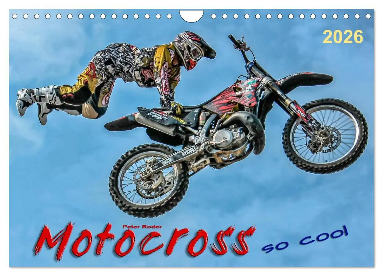 Cover: 9783457951323 | Motocross - so cool (Wandkalender 2026 DIN A4 quer), CALVENDO...