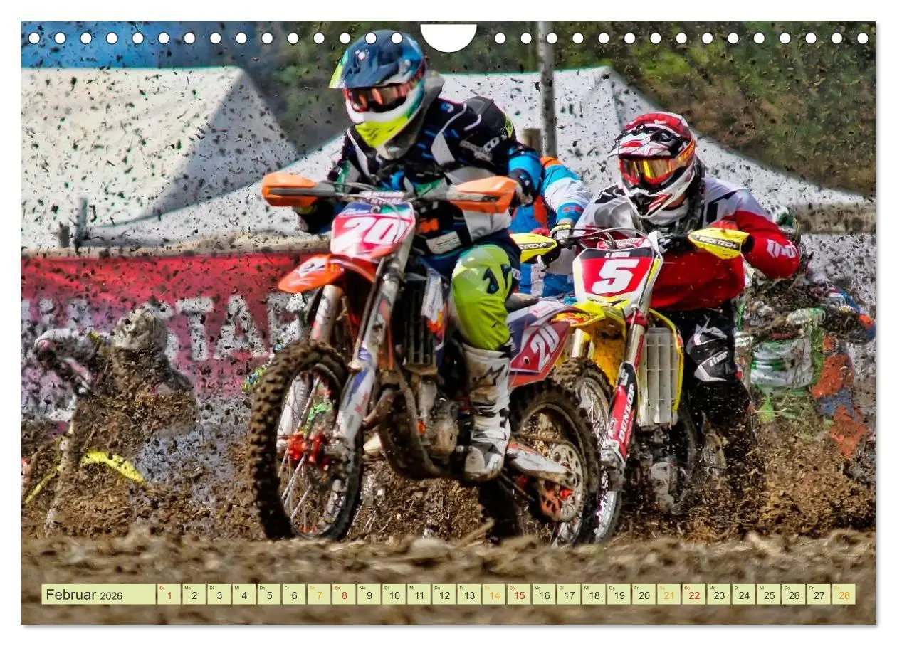 Bild: 9783457951323 | Motocross - so cool (Wandkalender 2026 DIN A4 quer), CALVENDO...