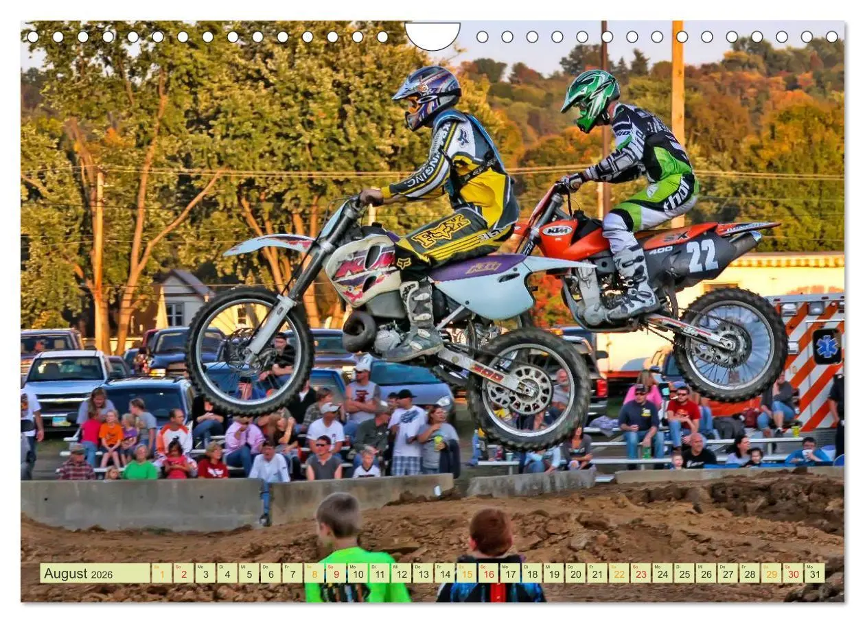 Bild: 9783457951323 | Motocross - so cool (Wandkalender 2026 DIN A4 quer), CALVENDO...
