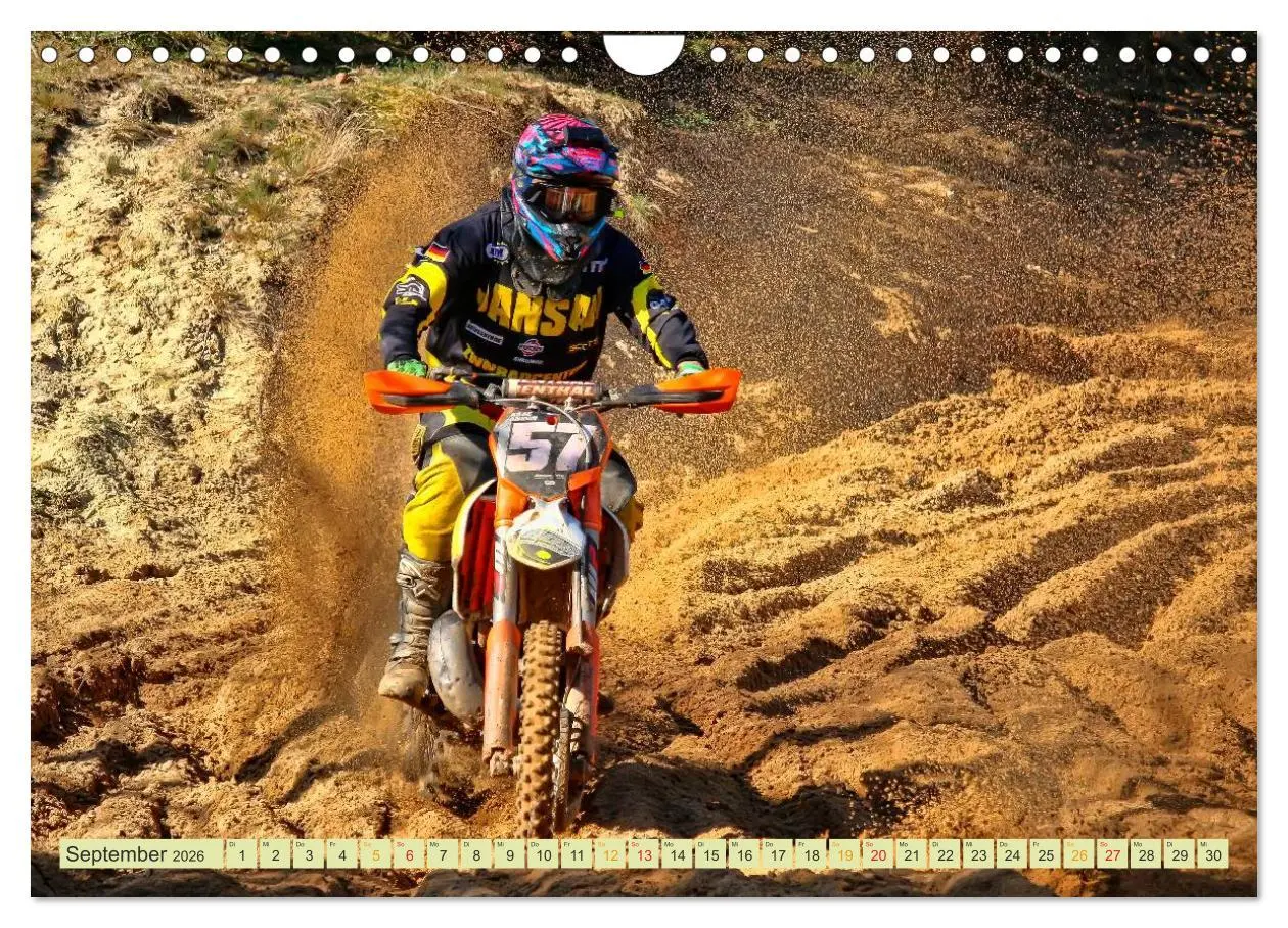 Bild: 9783457951323 | Motocross - so cool (Wandkalender 2026 DIN A4 quer), CALVENDO...
