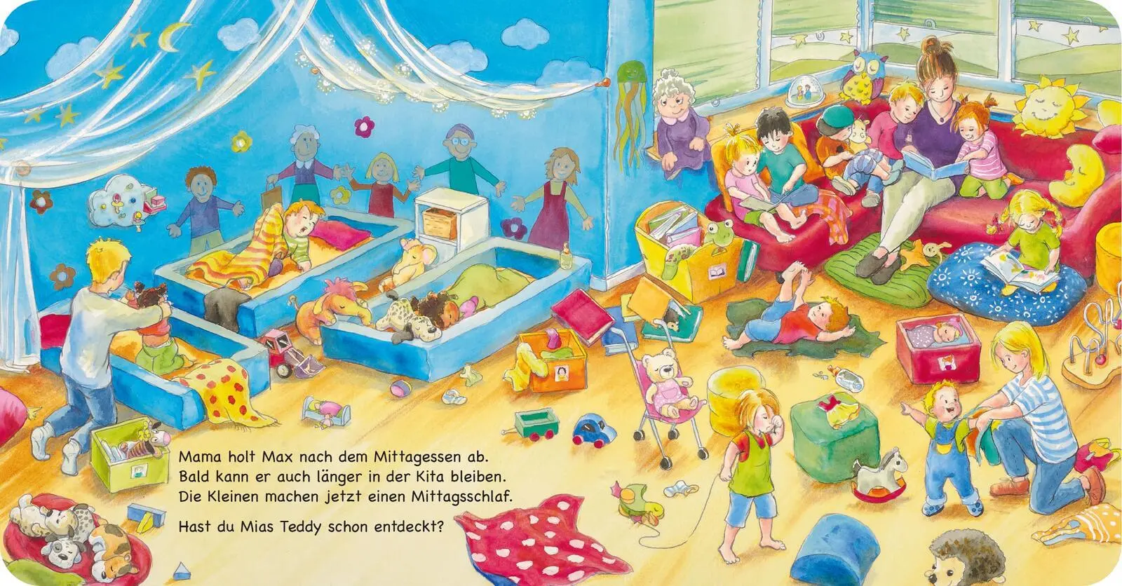 Bild: 9783480241323 | Mein allererstes Wimmelbuch: Ein Tag in der Kita - Mini | Schumann