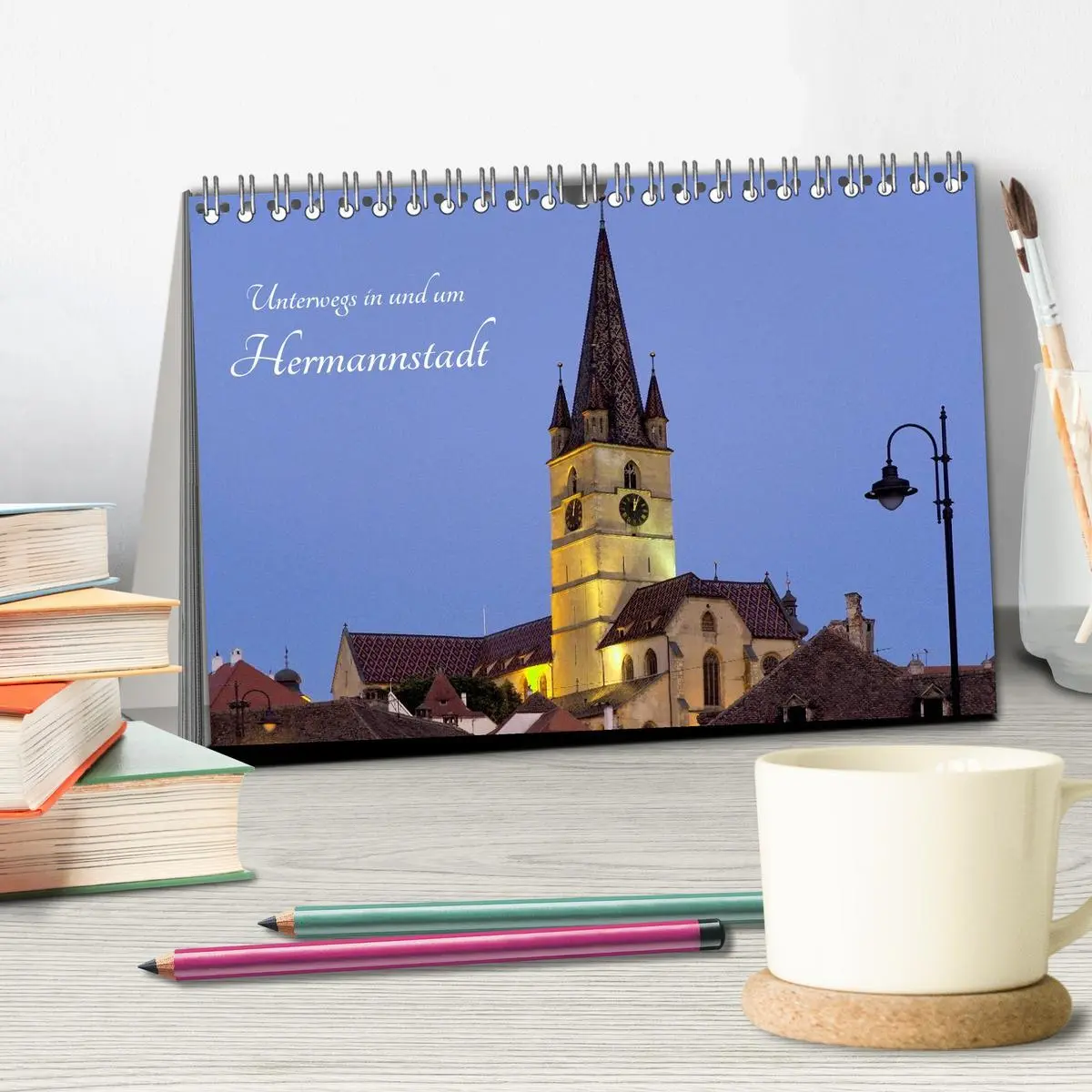 Bild: 9783516041323 | Unterwegs in und um Hermannstadt (Tischkalender 2026 DIN A5 quer),...