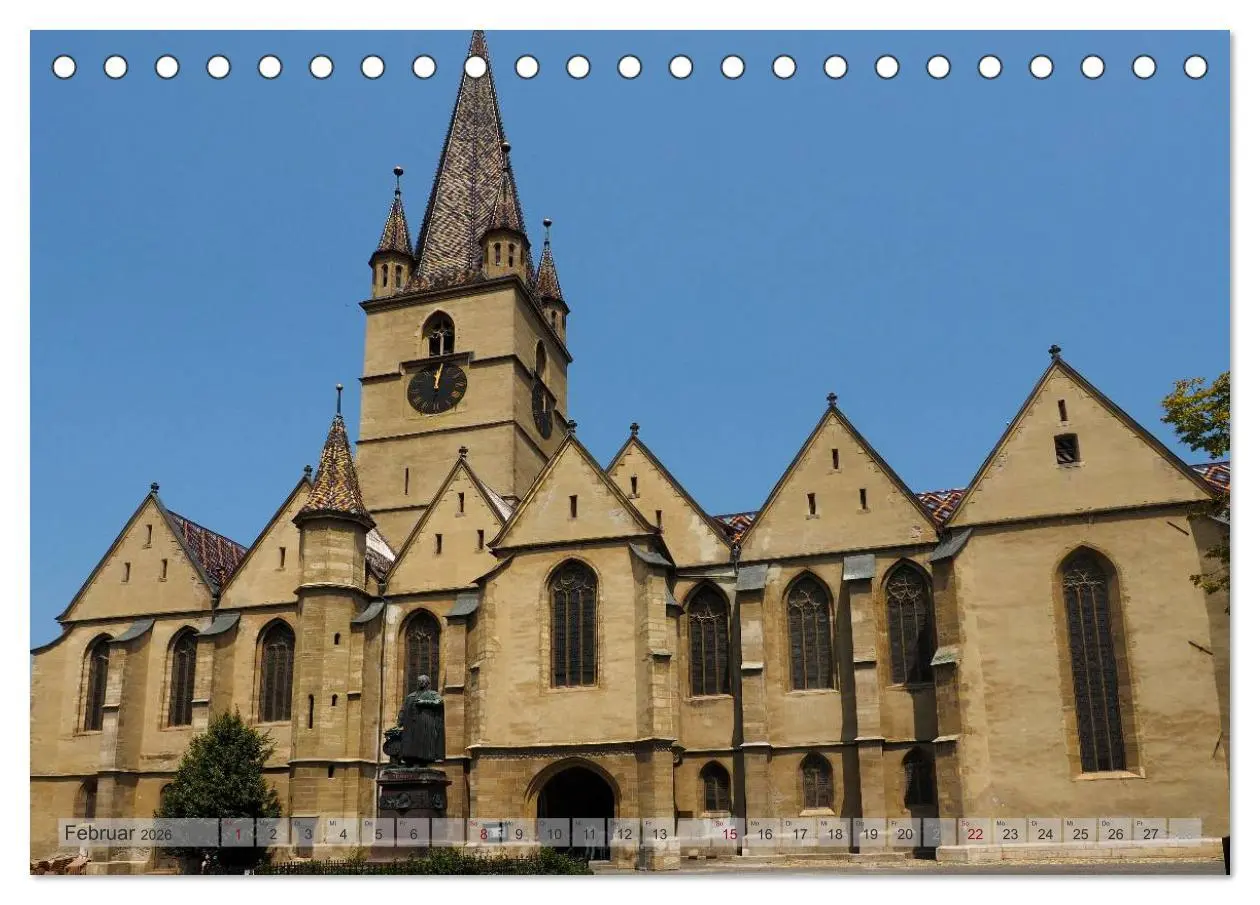 Bild: 9783516041323 | Unterwegs in und um Hermannstadt (Tischkalender 2026 DIN A5 quer),...