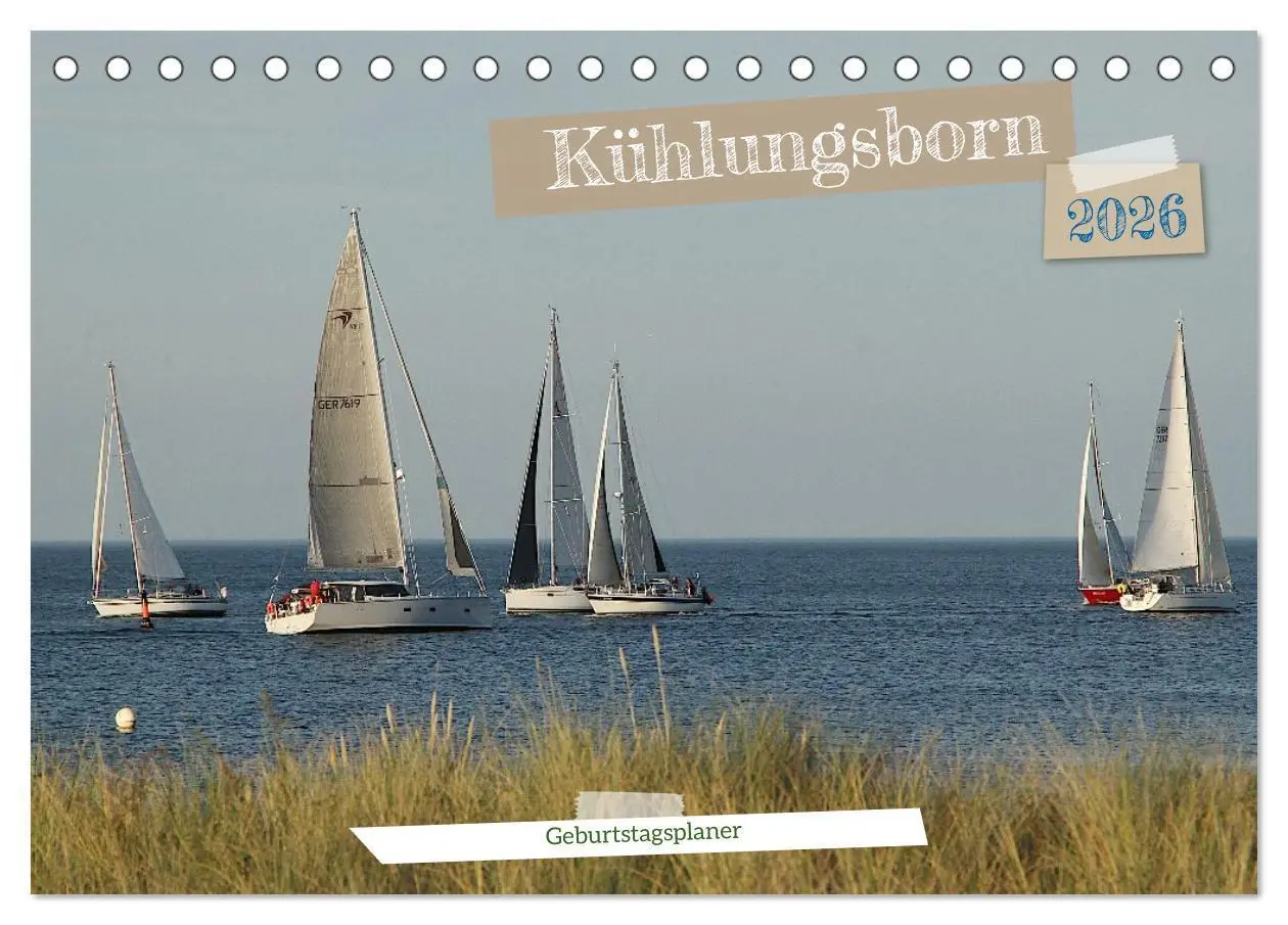 Cover: 9783516661323 | Kühlungsborn Geburtstagsplaner (Tischkalender 2026 DIN A5 quer),...