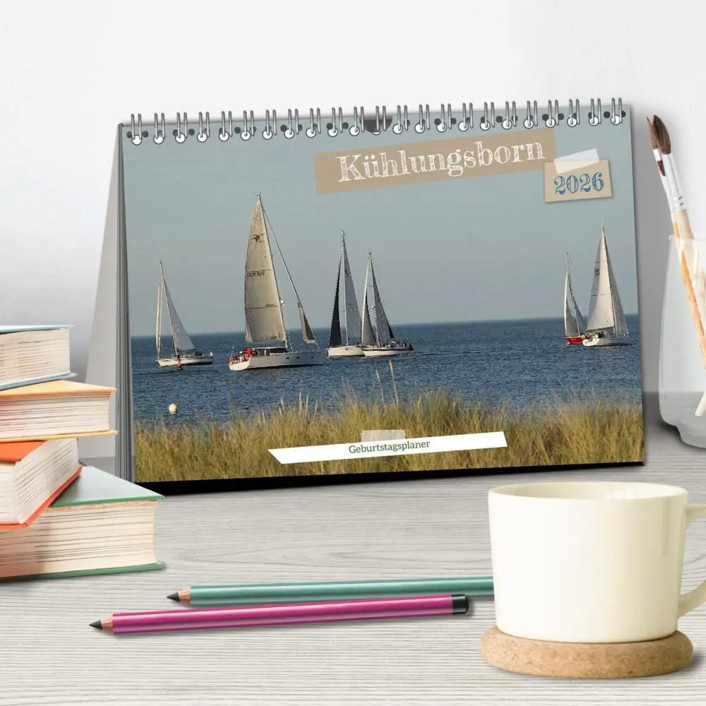 Bild: 9783516661323 | Kühlungsborn Geburtstagsplaner (Tischkalender 2026 DIN A5 quer),...
