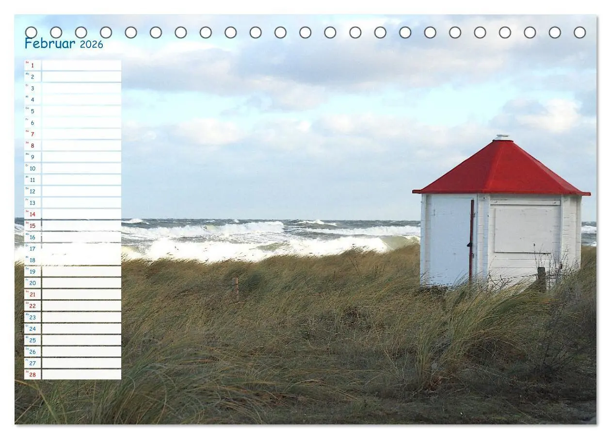 Bild: 9783516661323 | Kühlungsborn Geburtstagsplaner (Tischkalender 2026 DIN A5 quer),...
