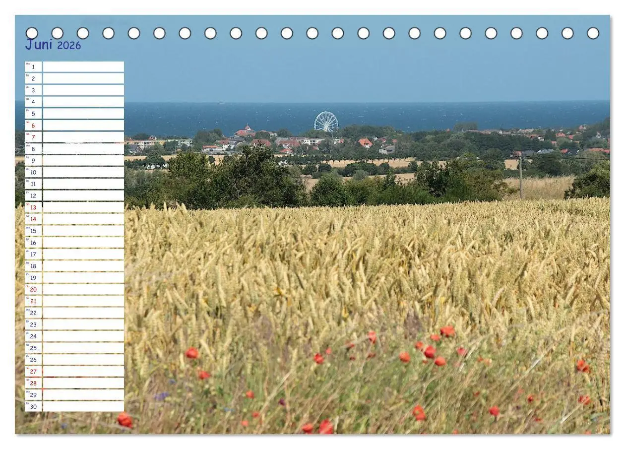 Bild: 9783516661323 | Kühlungsborn Geburtstagsplaner (Tischkalender 2026 DIN A5 quer),...