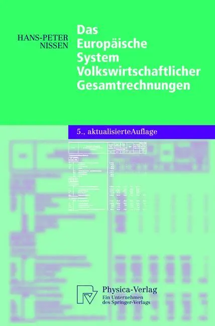 Cover: 9783790801323 | Das Europäische System Volkswirtschaftlicher Gesamtrechnungen | Nissen