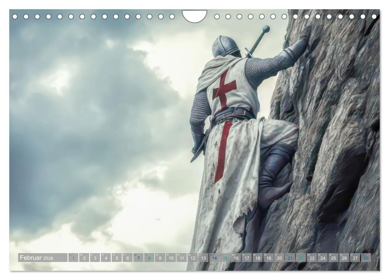 Bild: 9783457941423 | Tempelritter - Ein mächtiger Ritterorden (Wandkalender 2026 DIN A4...