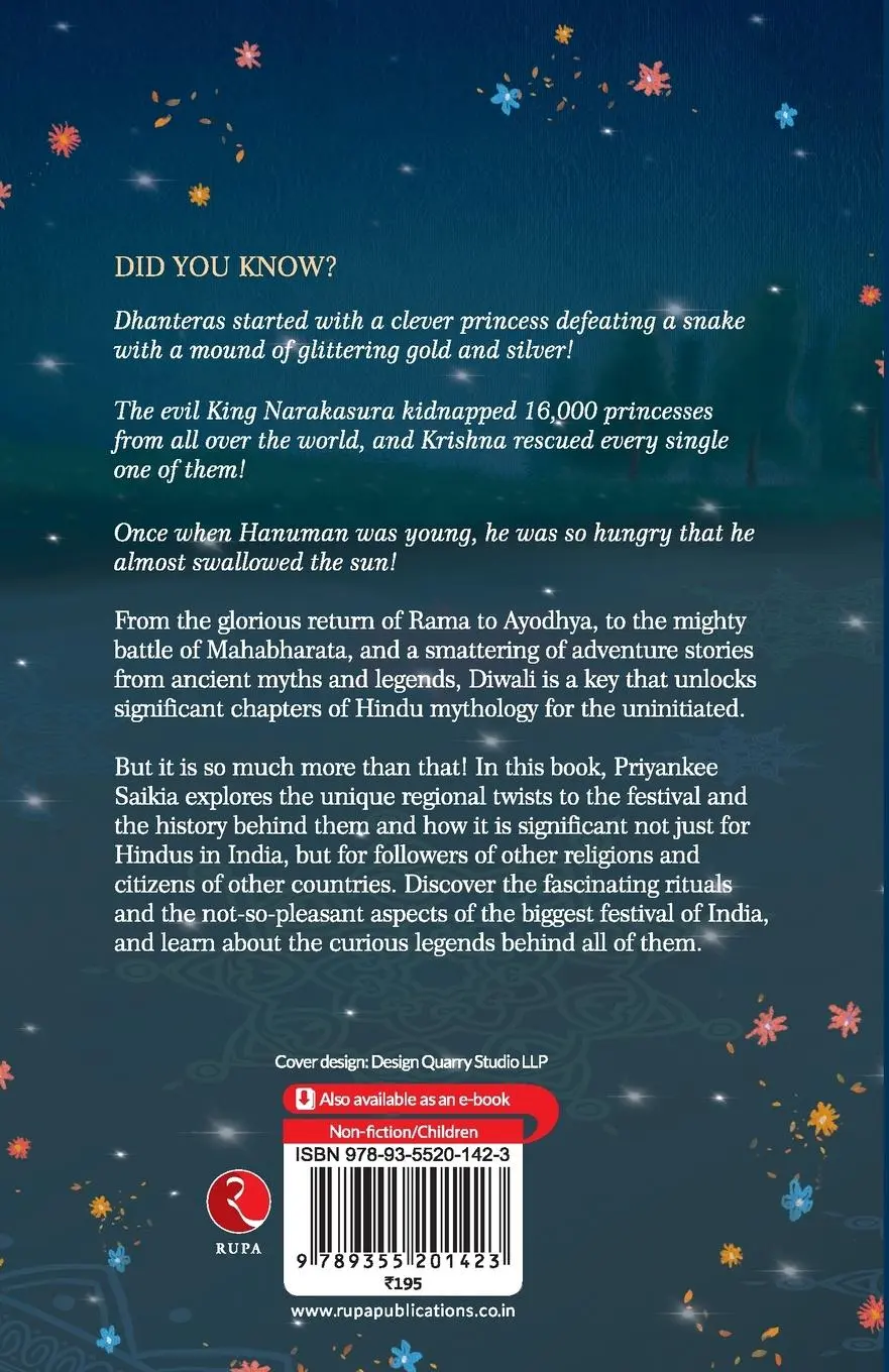 Rückseite: 9789355201423 | THE MAGICAL MYTHS AND LOST LEGENDS OF DIWALI | Priyankee Saikia | Buch
