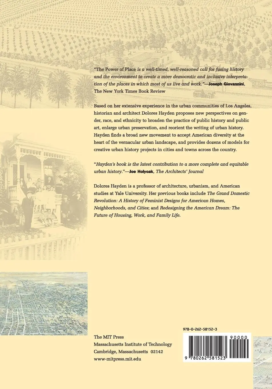 Rückseite: 9780262581523 | The Power of Place | Urban Landscapes as Public History | Hayden
