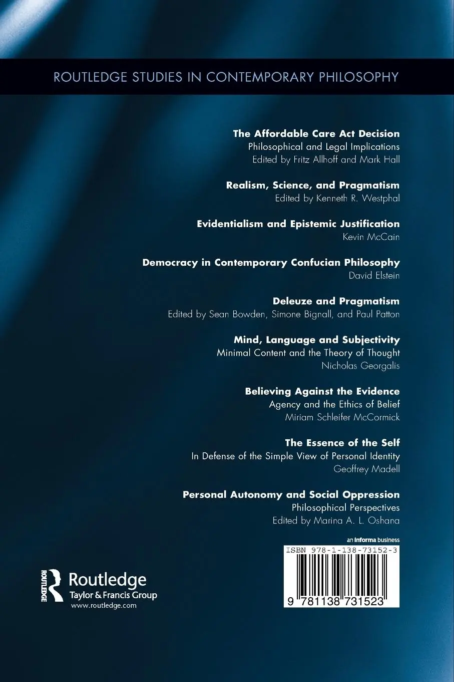 Rückseite: 9781138731523 | Personal Autonomy and Social Oppression | Philosophical Perspectives
