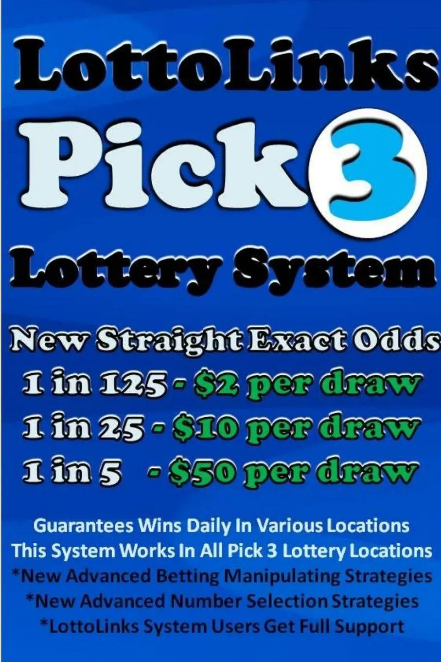 Cover: 9781365131523 | LottoLinks Pick 3 Lottery System | Lottolinks | Taschenbuch | Englisch