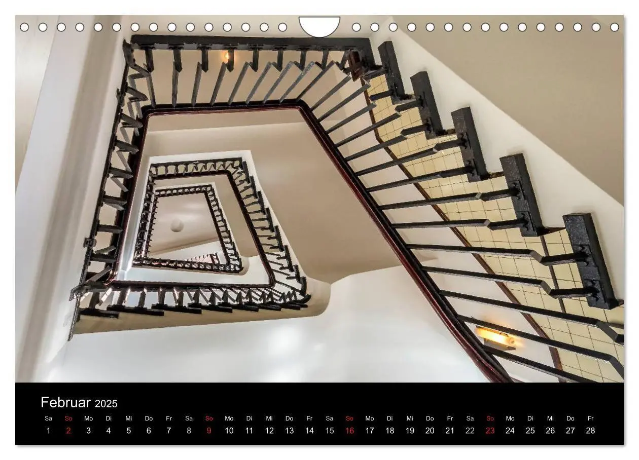 Bild: 9783435601523 | Faszination Treppen (Wandkalender 2025 DIN A4 quer), CALVENDO...